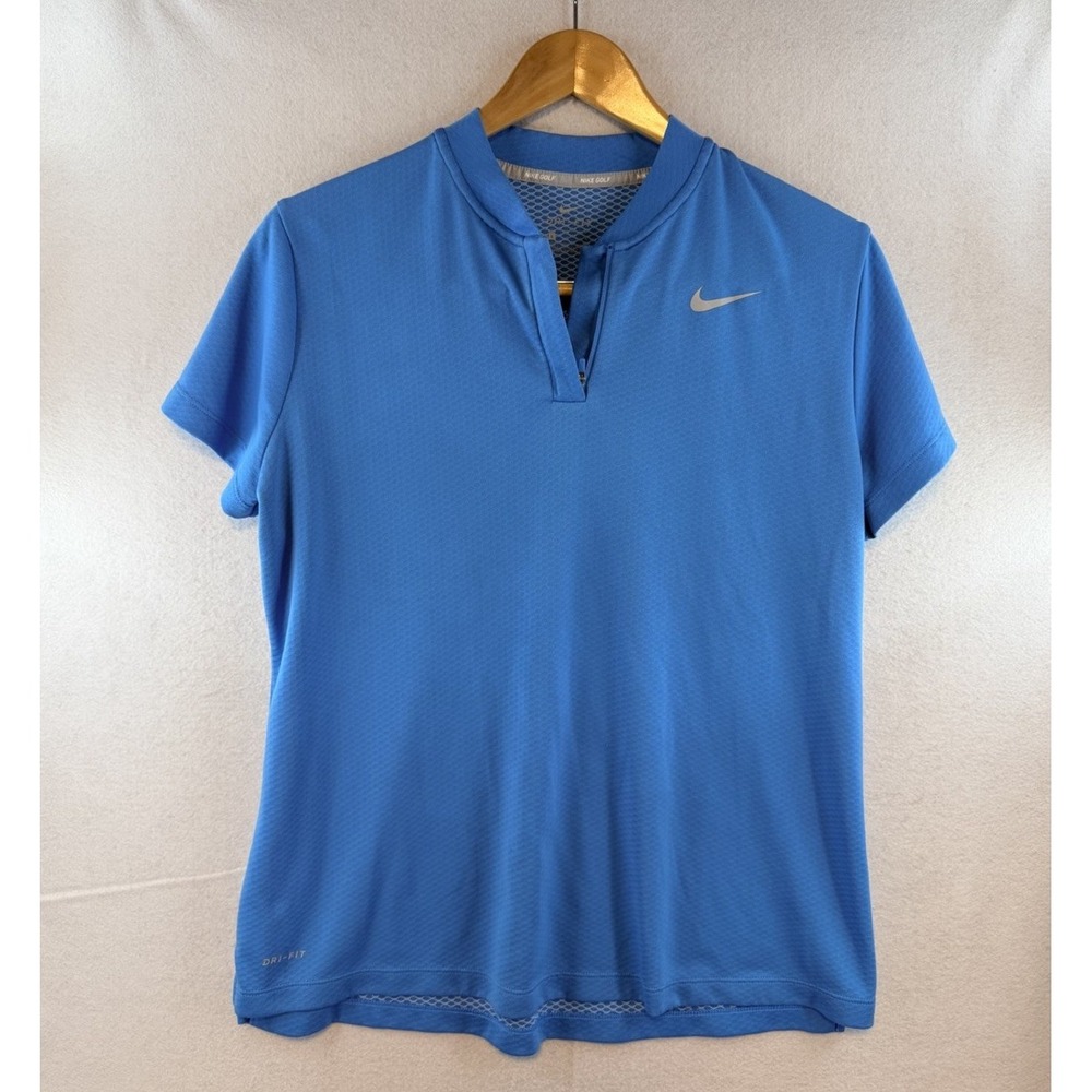 Nike Golf Women's Dri Fit Polo, Turquoise, AH4498 482, Size L - Picture 2 of 8